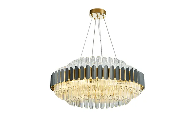 Living Room Crystal Chandeliers Led Light Ac110 220v Lustre Hang Lamp Modern Pendant Lighting Fixtures