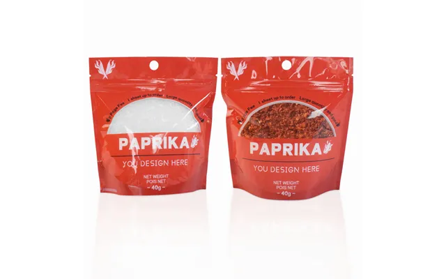 Lt Eco Friendly Ziplock Red Stand Up Pouches Window 250g Aluminium Foil Plastic Stand Up Pouch Packaging With Zipper