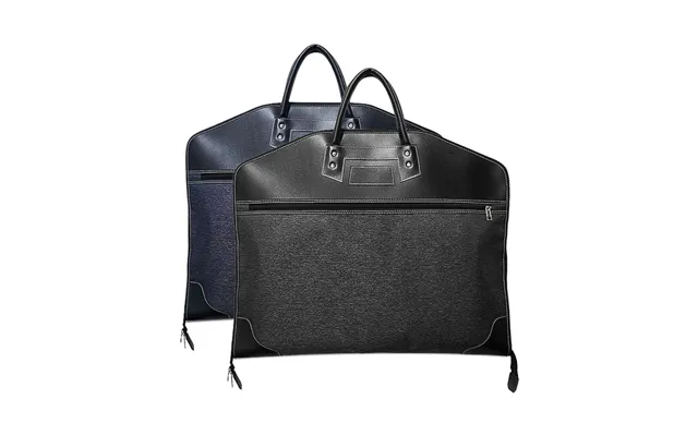 Luxury Clothing Cover Bag Large Capacity Zipper Pocket Suit Bag Leather Stitching Nylon Oxford Cloth Hand Carry For Suit