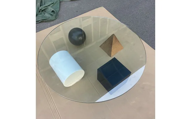 Luxury Living Room Metafora Coffee Table Home Tea Table Glass Table Round Shape Home Table