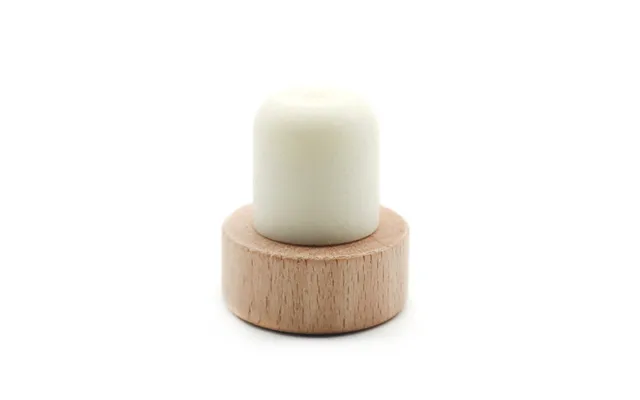 Luxury Wooden Bottle Stopper T Shape Gin Whiskey Spirits Whisky Bottle Synthetic Cork Stopper Wooden Vodka Cap