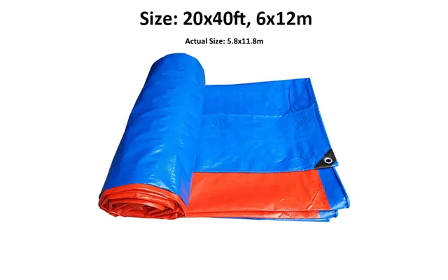 Lvju Custom Size 20'x40' 6x12m Tent Tarp Ultralight Patio Tarp 160 Gsm Virgin Tarpaulin