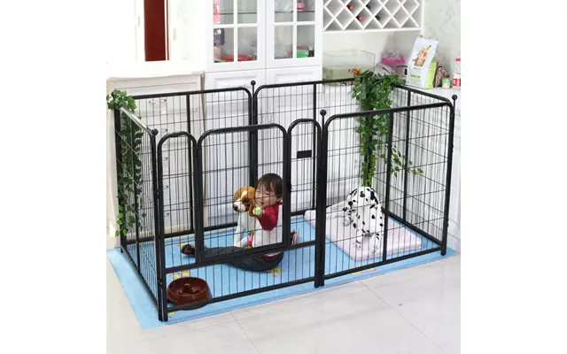 Manufacturers 5 Sizes Medium Large Dog Fence Square Tube Multifunctional Dog Outdoor Play Pen Pet Cages