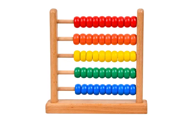 Mini Wooden Children Early Math Learning Numbers Counting Calculating Beads Abacus Educational Toy