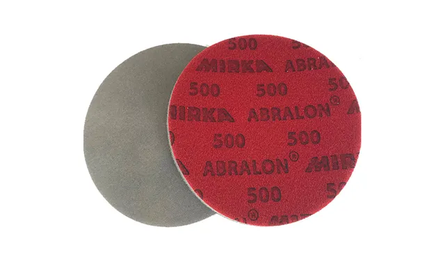 Mirka 6-inch Red Fine Ground Sponge Sandpaper 500-4000 Mesh Pneumatic Polishing Grinding Backing 100% Poly Cloth