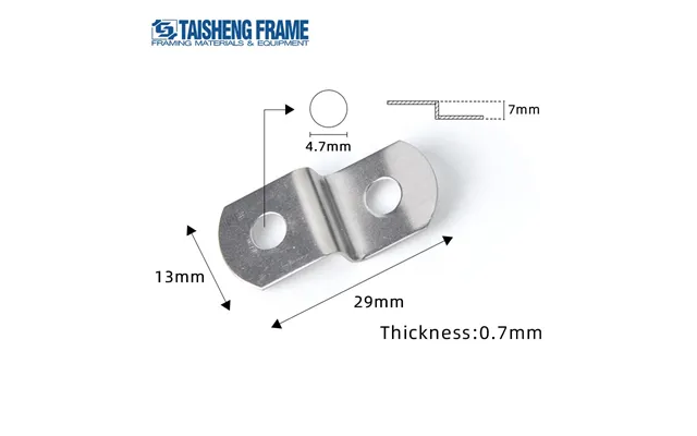 Mirror Hanging Kit Includes Wire Offset Mirror Clips Screw Eyes Sawtooth Hangers For Picture Frames Mirror Frame Accesso