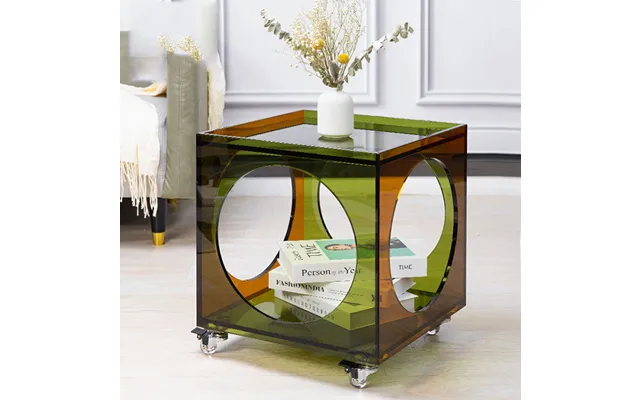 Modern Acrylic Bedside Table For Living Room And Bedroom For Hotel Use Coffee Table Model Furniture