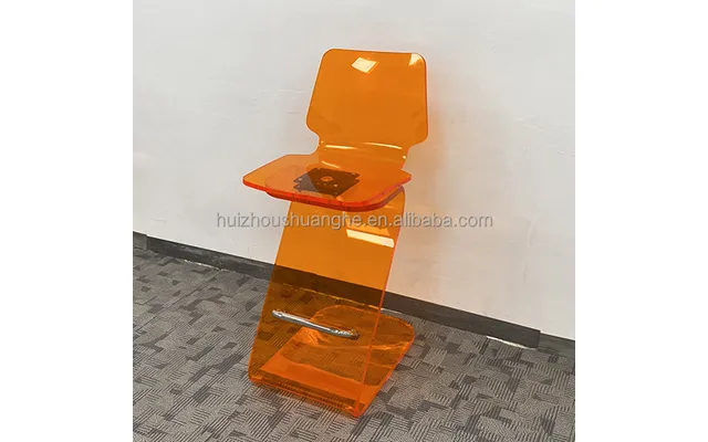 Modern Clear Acrylic High Bar Stool Rotatable Home Bar Chair For Hotels Dining & Bedroom Direct Factory Price-for Living