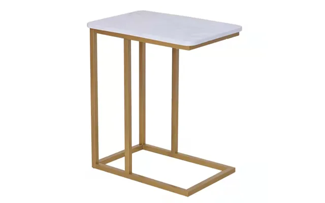Modern Golden Coffee Side Table Living Room Home Furniture Stainless Steel Frame Marble End Table Base Top Sale Sofa Sid