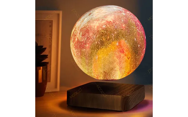Modern Home Decor 16 Color Custom Size 14cm Bedroom Table Desk Night Light Kid Baby 3d Levitating Floating Moon Starry L