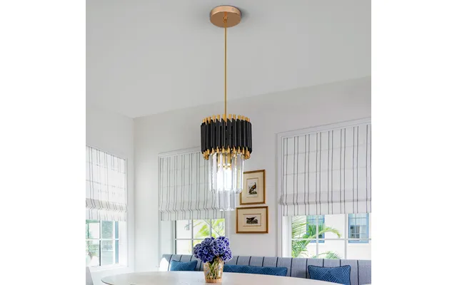 Modern Hotel Bar Chandelier Pendant Light Long Line Crystal Hanging Lamp Restaurant Droplight