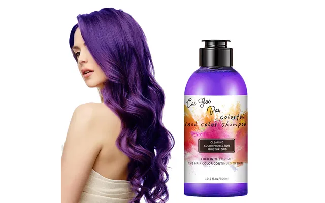 Moisturizing No Yellow Color-protection Pink Purple Gray Silver Shampoo Color Fixing Protecting Hair Color Dye Lock Sham