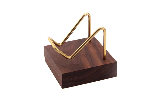 Morden Black Walnut And Copper Crystal Display Stand With Copper Base For Shop Or Home Store Display