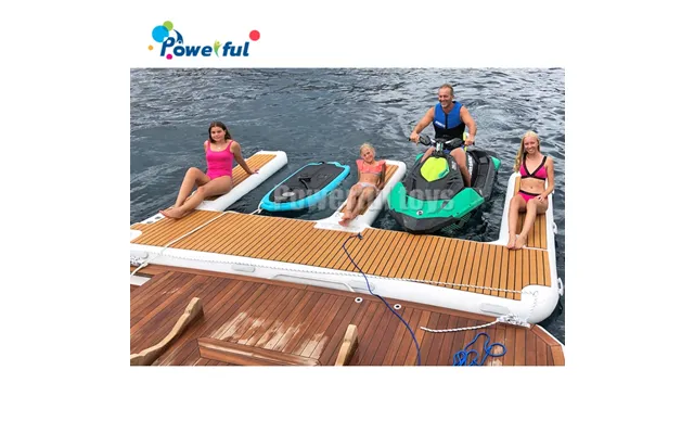 Motor Boat Jet Kit Floating Pontoon Inflatable Swim Yacht Dock Platform
