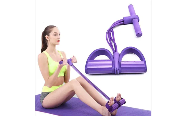 Multifunctional Home Fitness Machine Yoga Sit-ups Four-tube Pedal Leg Tension Band Tpe Loop Material Comfortable Durable