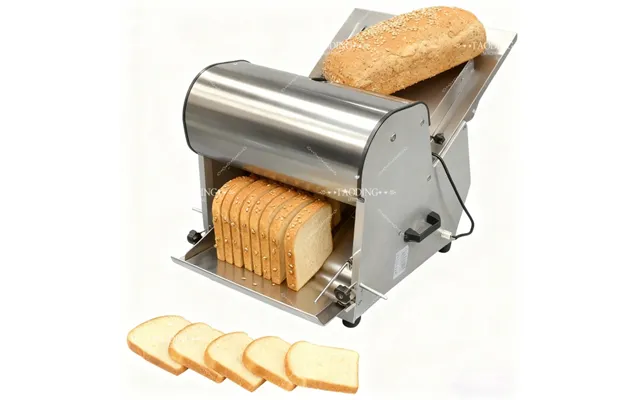 New Commercial Mechanical Bakery Bread Cutting Toast Slicing Machine Automatic Adjustable Electric Bread Slicer High