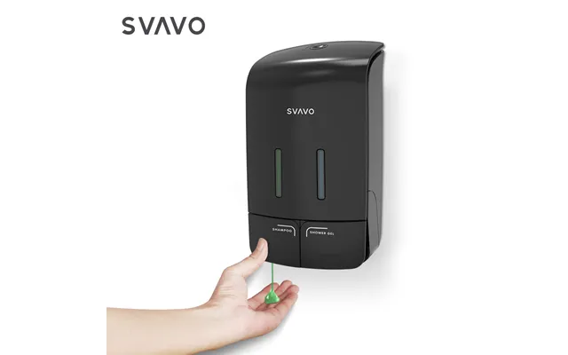 New Double Bottle Manual Liquid Soap Dispenser For Shampoo And Body Wash 500ml*2 Dispenser For Bathroom