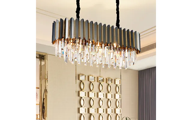 New Luxury K9 Crystal Ceiling Chandelier For Living Dining Room Kitchen Modern Gold Indoor Lighting Decor Pendant Lighti