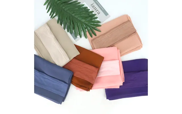 New Modest Matching Hijab Set Chiffon Scarf With Matching Color Underscarf 31 Colors Ready Stock Matching Chiffon Hijab 