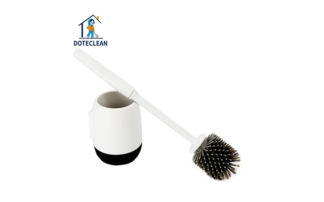 New Tpr Silicone Round Scrub Toilet Brush With Holder Soft Plastic Bathroom Cleaner 1pc Inner Box Pack Of 2 Pcs