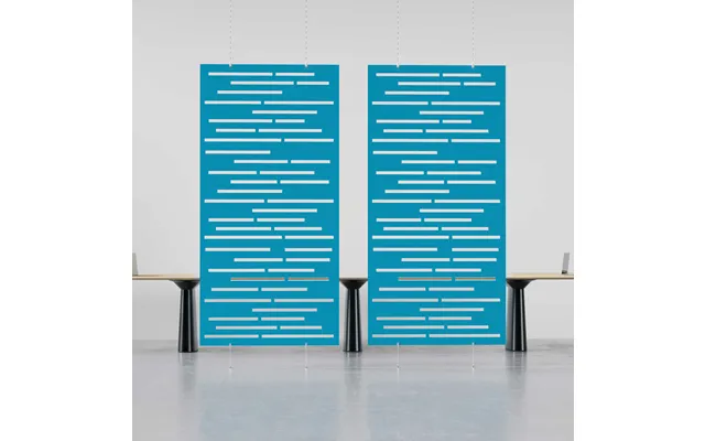 Noise Cancelling Acoustic Hanging Screens Pet Felt Polyester Fiber Acoustic Sound Panels Acoustic Room Dividers