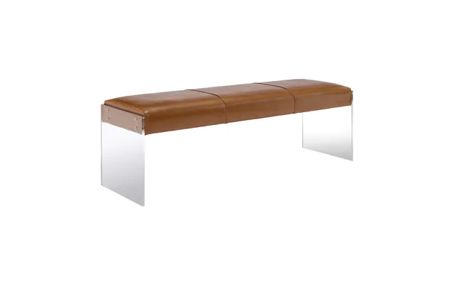 Nordic Luxury Rectangle Leather Acrylic Bench For Farmhouse Hotel Bedrooms Corner Living Room Entry School & Apartment U
