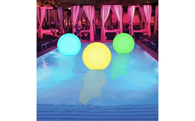 Outdoor Waterproof 16 Color 4 Light Modes Glowing Ball Led Garden Beach Lamp Pool Floating Ball Light Pool Accessories