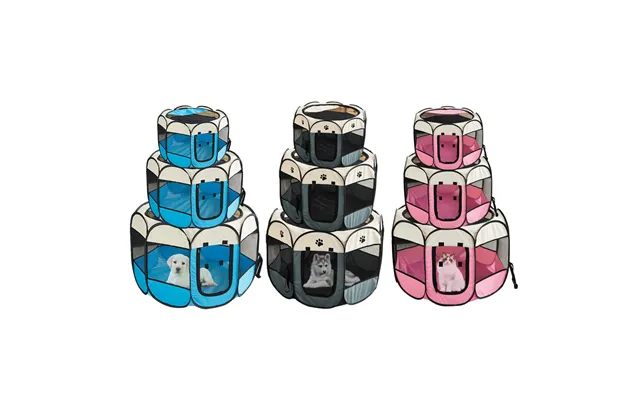 Oxford Cloth Foldable Animal Octagonal Pet Cages Kennels Dog Fence Pet Tent Cages For Dogs Pet Carriers Cat Cage Dog Ken