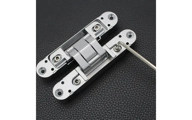Pearl Silver 3d Adjustable Regular Hidden Door Hinge Hardware Load Capacity 40kgs Concealed Hidden Door Hinge