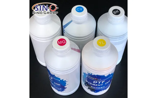 Pet Film Printer Heat Transfer Machine Bk C M Y Wh Pigment Ink Water Based Ink Dtf Ink