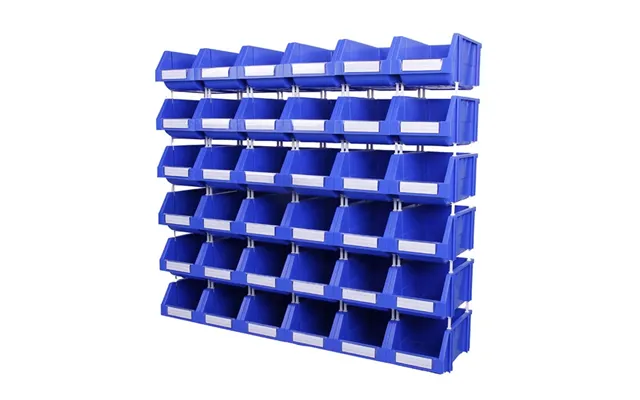 Plastic Semi-open Stacking Warehouse Bin Small Spare Parts Pick Sorting Storage Organizer Box Bin Shelving Wholesale
