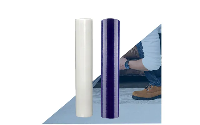 Polyethylene Removable Self-adhesive Waterproof Protective Film Single Sided Pressure Sensitive Masking For Carpet Surfa