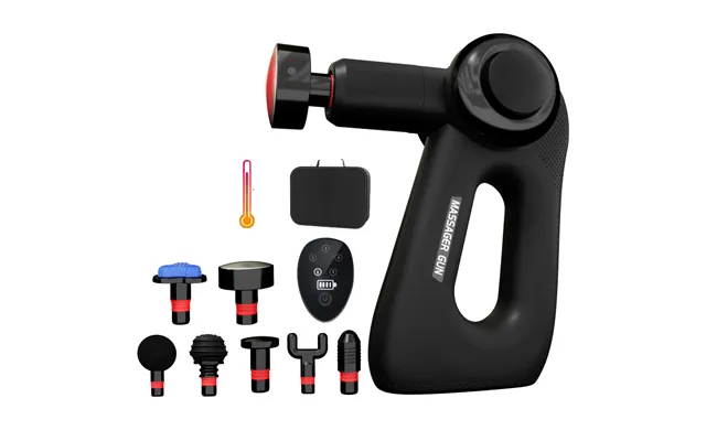 Professional Cordless Muscle Fascial Massage Gun Deep Tissue Sport Booster With Vibration And Percussion Features