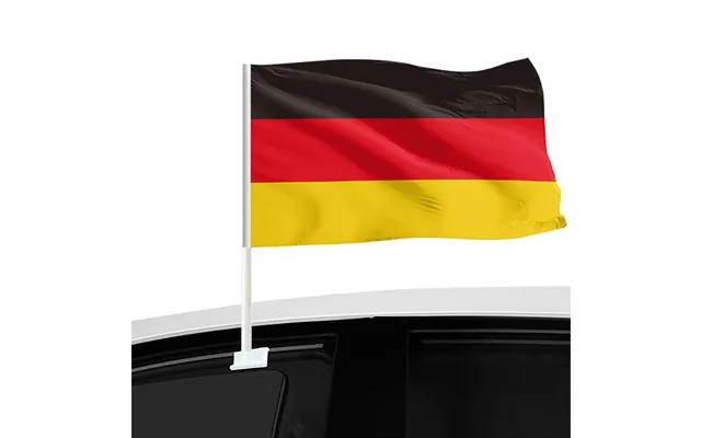 Promotion 12x18inches German Car Window Flag 100% Polyester Double-sided Custom Graphics Digital Printing 48h Fast Deliv