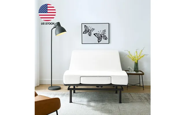Pronova Motion Motorized Wood Adjustable Bed Base With Massage Memory Pre-sets & Adjustable Legs-us Warehouse