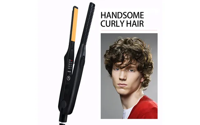 Ptc Ceramic Tourmaline Ionic Flat Iron Dual Voltage Hair Straightener Straightens Curls Hair Care Styling