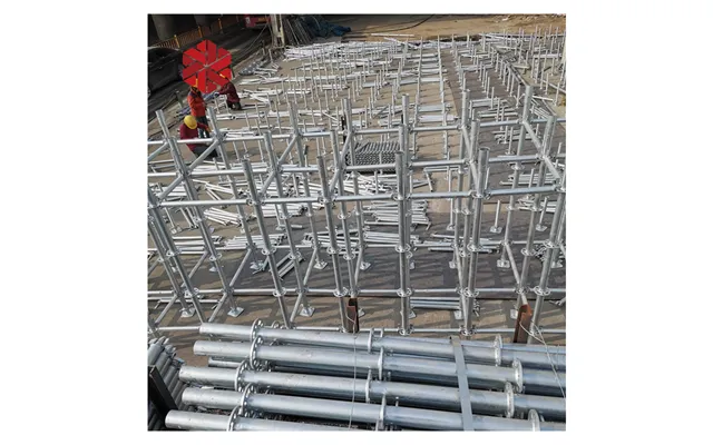 Q235 Q345 Hot-dipped Galvanized Ringlock Scaffolding M48 M60 Types Scaffolding Solutions Andaime Ponteggio