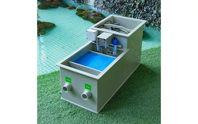 Qihangras 1320 Gal H 5m3 H Koi Pond & Garden Fish Filtration System With Uv Lamp 30w 11w And 75m Screen