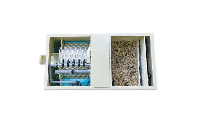 Qihangras Aquaculture Aquarium Fish Pond Combi Bio Uv Drum Filter System 15m3 H Food Grade Pp Hot Sale Whole Set Koi Pon