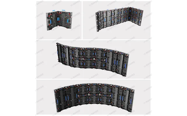 Raybo Indoor Led Display Rental P3.91 Video Wall System With Flexible Cabinets And Right-angle Interlocking For Stage Ev