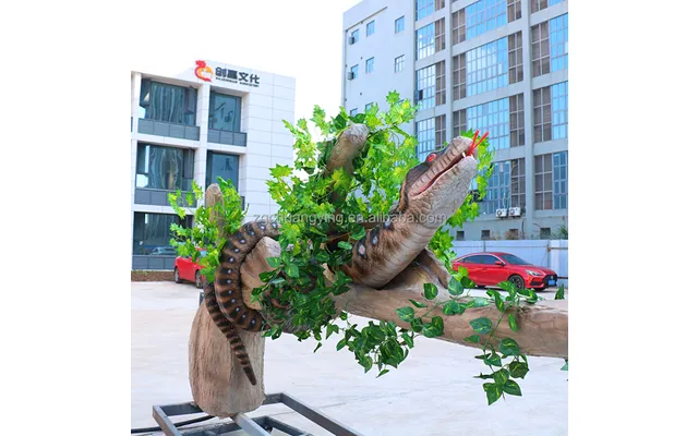 Realistic Snake Animatronic Animal Model Indoor Outdoor Use Adventure Parks Shopping Malls Made Durable Fiberglass Metal