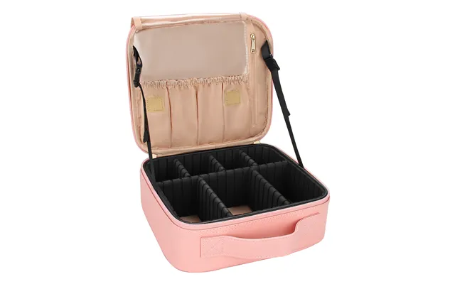 Relavel Makeup Train Case Makeup Cosmetic Case Organizer Portable Artist Storage Bag With Adjustable Dividers For Cosmet