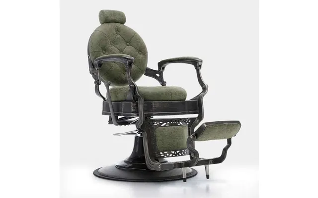 Royal Blue Leather Barber Chair Green Vintage Leather Barber Chair