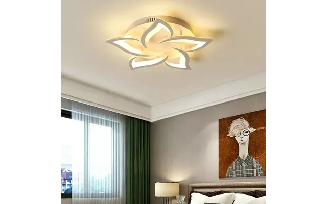 Simple Atmospheric Ceiling Lamp Modern Home Smart Led Three Color Bedroom Illumination Light