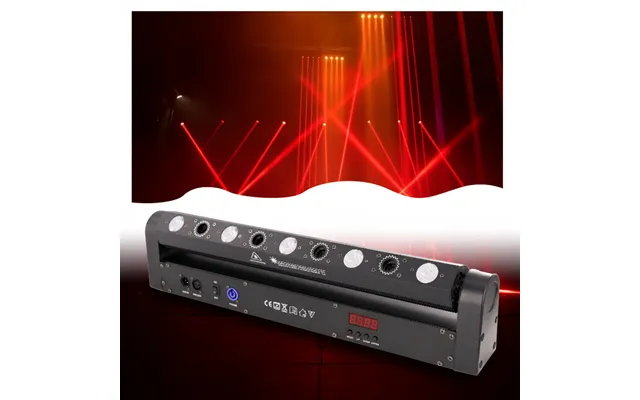 Single Point Controls 5 Head Led Beam 4 Head Red Laser Bar Light Dj Disco Stage Lighting For Nightclub