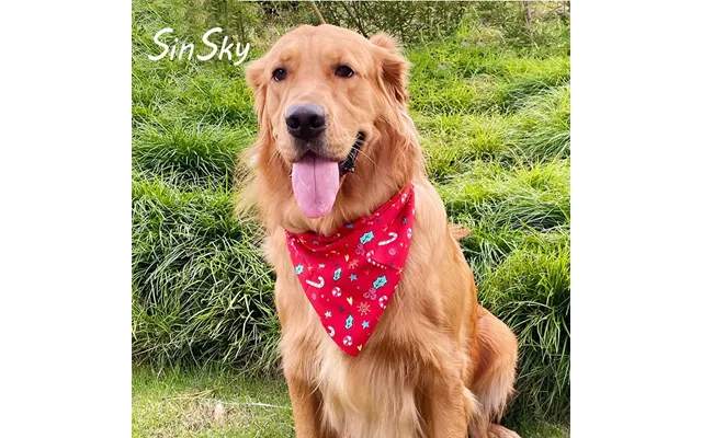 Sinsky New Designer Pet Clothes Accessories Dog Christmas Pet Triangle Bib Scarf Personalized Dog Bandana Bow Tie Bibs