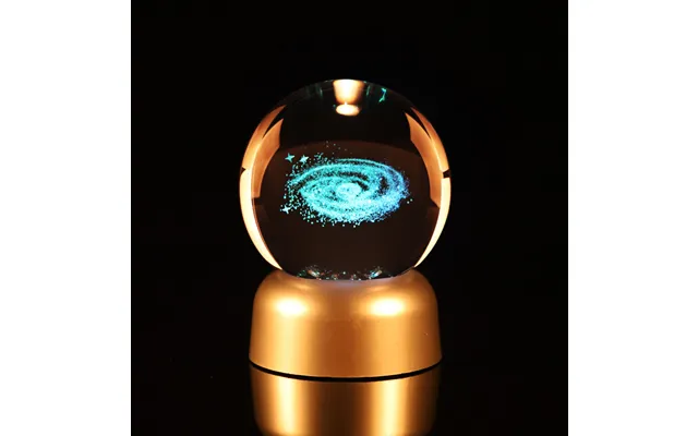 Small Bridge Various Customize 70 Mm 3d Milky Way Galaxy Laser Engraving K9 Glass Ball For Home Decoration