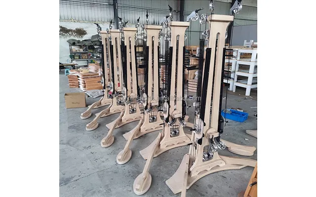 Solid Wood Maple For Studio And Home Use Pilates Gyro Pulley Tower With Weights