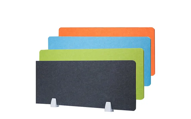 Sound Absorption Pet Felt Acoustic Office Desk Screen Partition Polyester Acoustic Privacy Panel