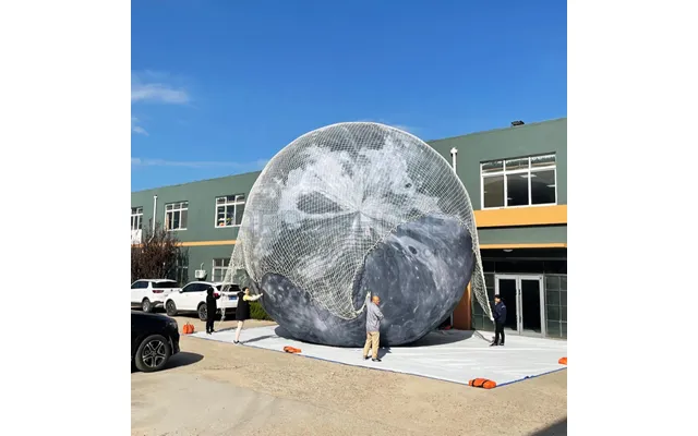 Stage Giant Inflatable Parade Floats Blow Up Moon Balloon Performance Custom Inflatable Helium Balloon